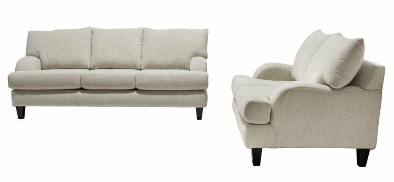 Nofia Chenille Loveseat – Linen Furniture