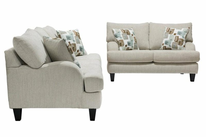 Nofia Chenille Loveseat – Linen Furniture