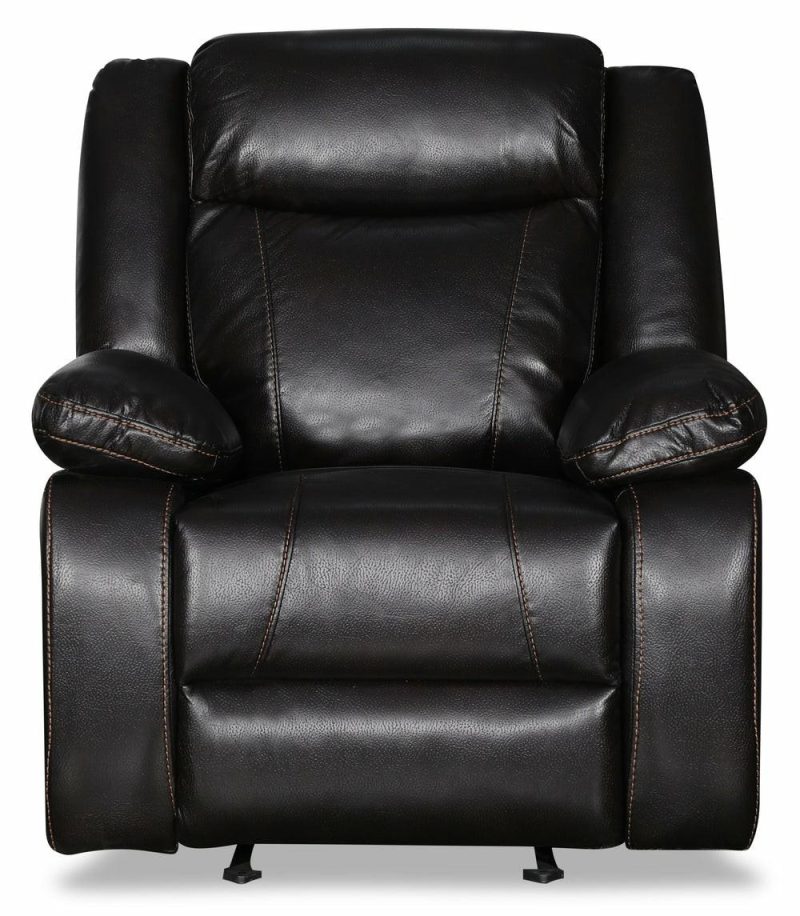 Nolan Leath-Aire Recliner – Blackberry Furniture