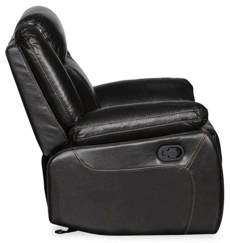 Nolan Leath-Aire Recliner – Blackberry Furniture