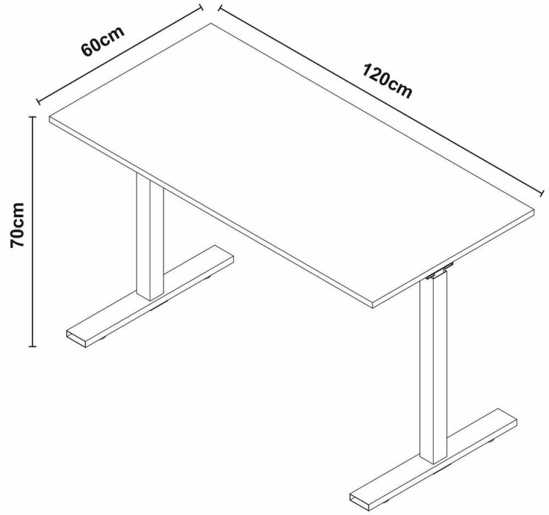 Novah 47.25″ Height-Adjustable Desk – John Desks