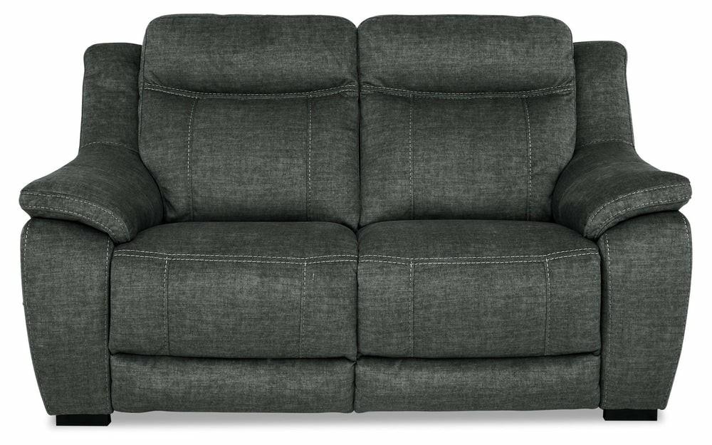 Novo Fabric Loveseat – Grey Furniture