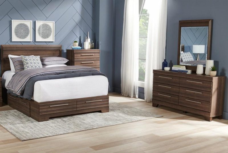 Olivia Panel Headboard, Made In Canada, Grey – Full/Queen Size Bedroom