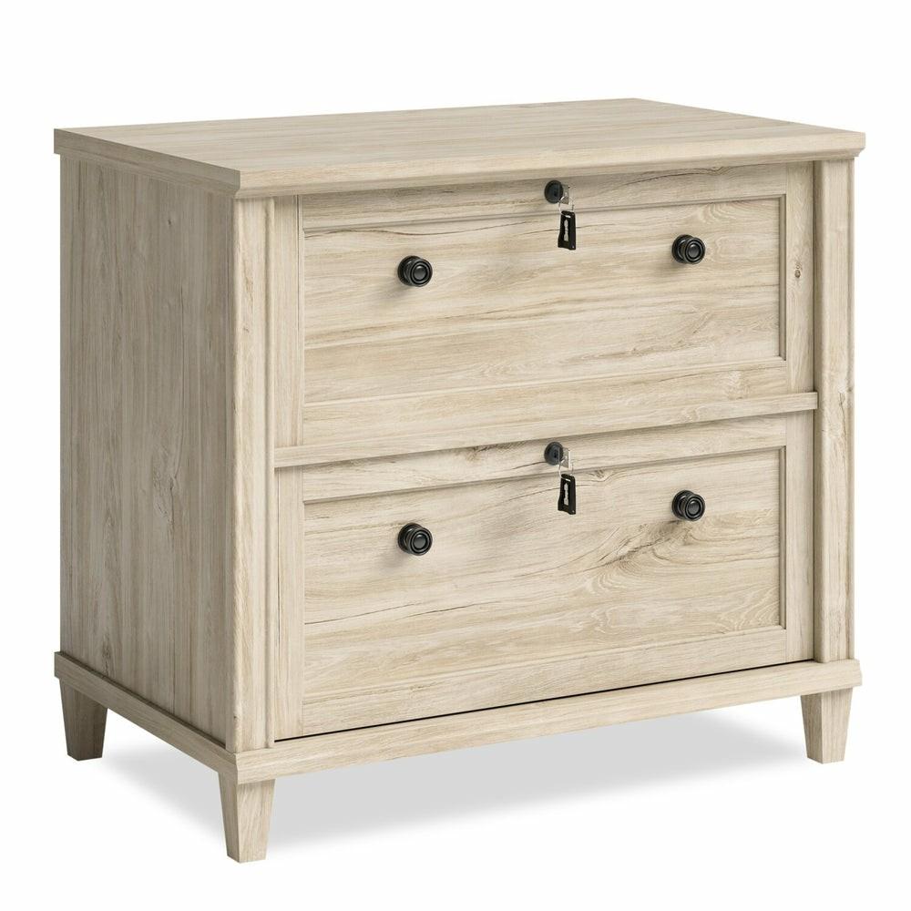 Orson 32.87″ 2-Drawer Filing Cabinet – Chalk Oak Cabinets