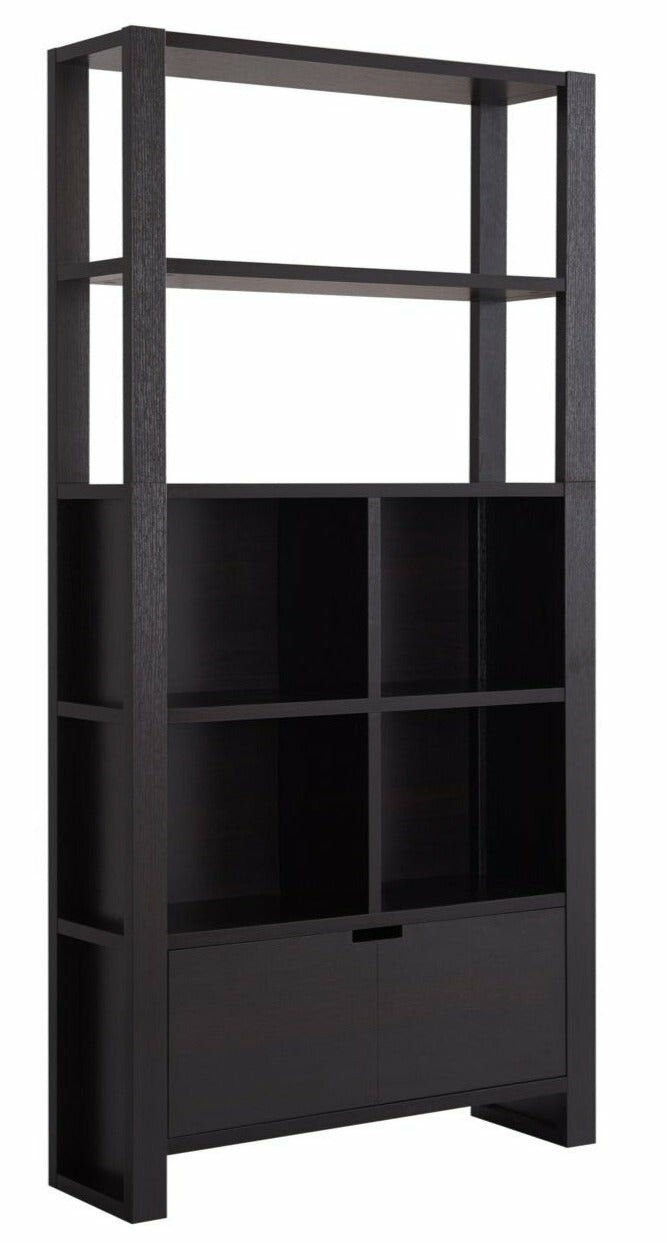 Oscar Owen 36″ Bookcase With Drawer & 6 Shelves – Espresso Bookcases