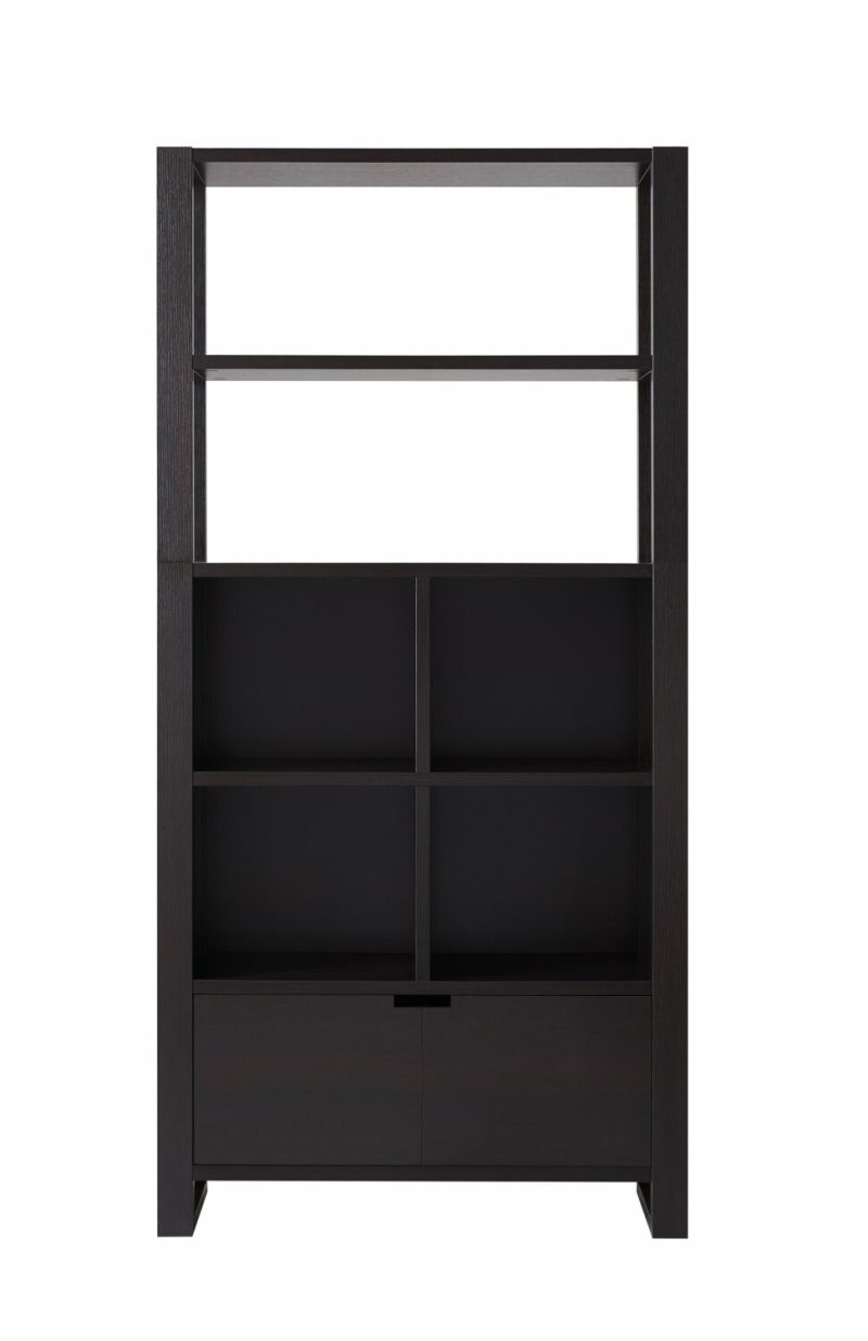 Oscar Owen 36″ Bookcase With Drawer & 6 Shelves – Espresso Bookcases