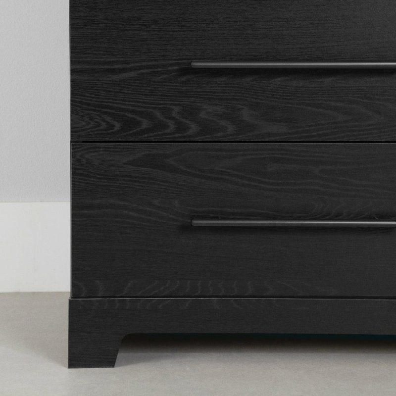 Primo 6-Drawer Double Dresser – Black Oak Bedroom