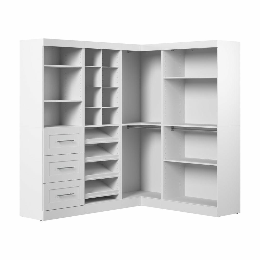 Pur 83 W Walk-In Closet Organizer – White Armoires & Wardrobes