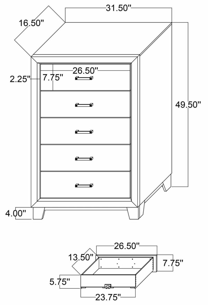 Remi Chest – White Bedroom