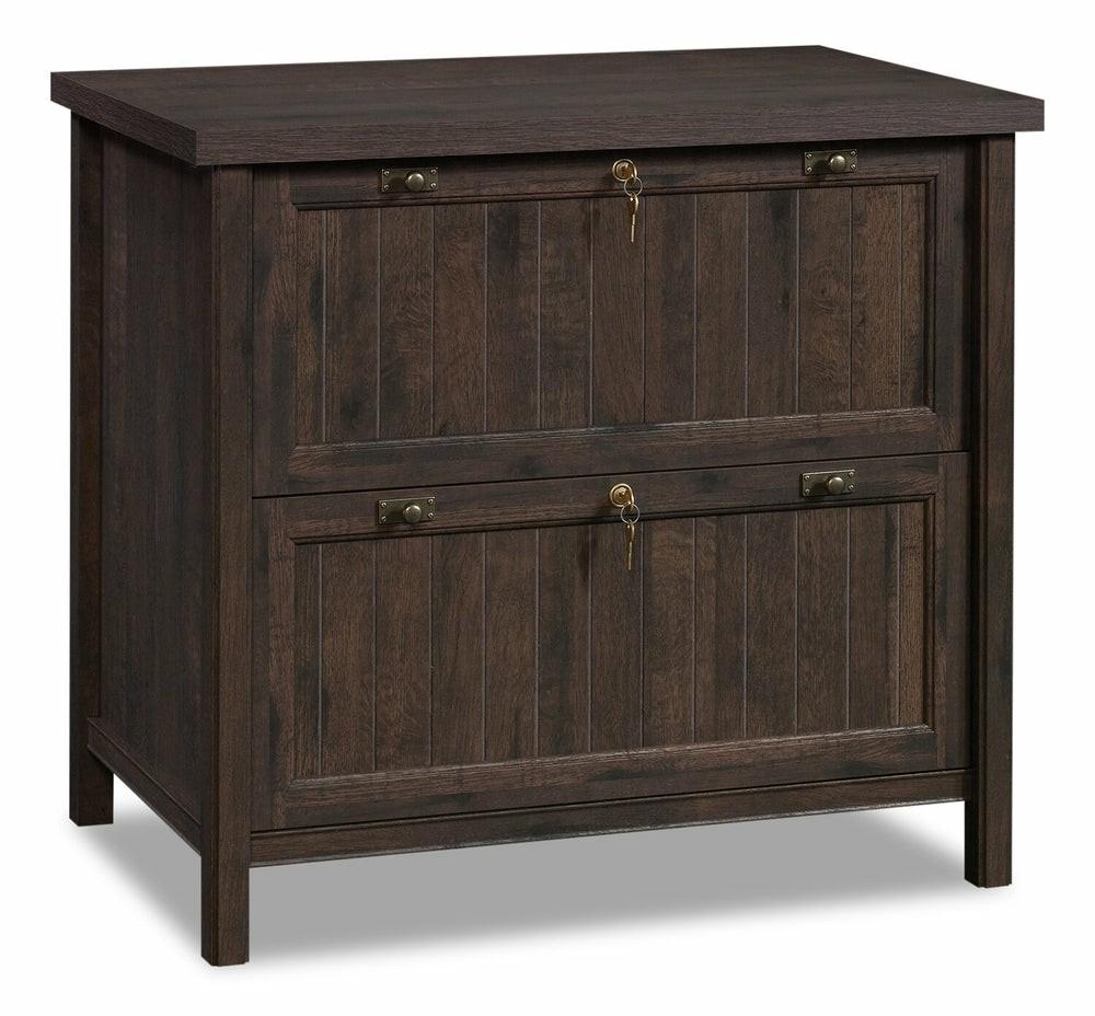 Retta 33.39″ 2-Drawer Lateral Filing Cabinet – Coffee Oak Cabinets