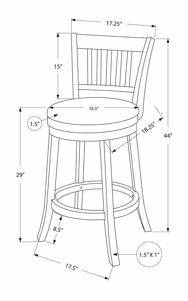 Rory Barstool With Swivel Seat, Vegan Leather Fabric – White Bar Stools