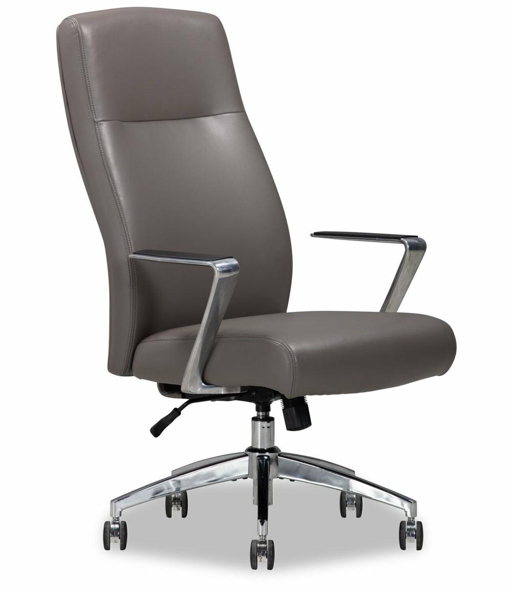 Sealy® Clyde 26.4″ Office Chair – Grey Brown Chairs