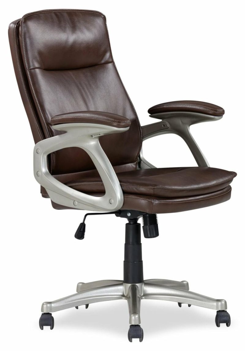 Sealy® Dimitri 29” Adjustable Office Chair – Brown Chairs