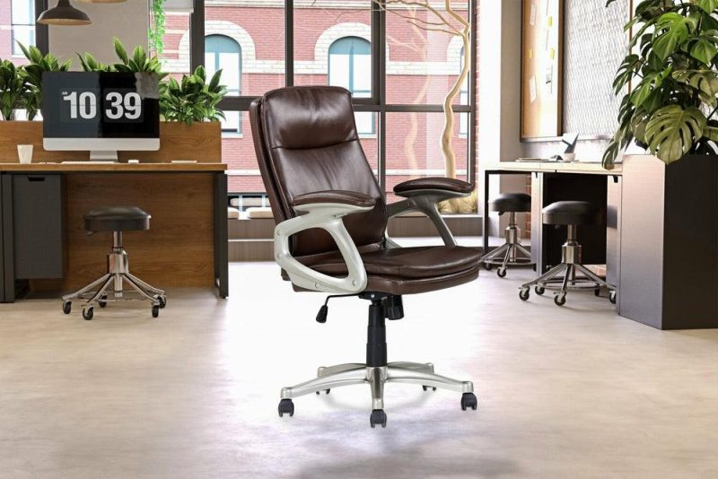 Sealy® Dimitri 29” Adjustable Office Chair – Brown Chairs