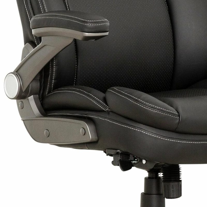 Sealy® Ferdi 29.75” Adjustable Office Chair – Black Chairs