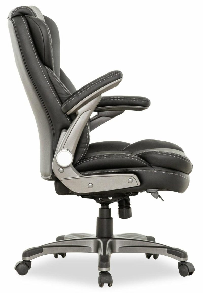 Sealy® Ferdi 29.75” Adjustable Office Chair – Black Chairs