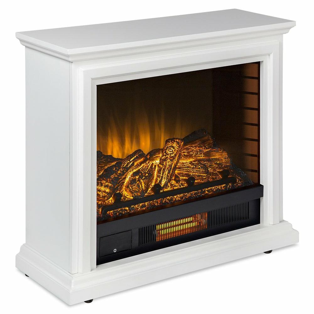 Sheridan 31.75″ Electric Fireplace  – White Electric Fireplaces