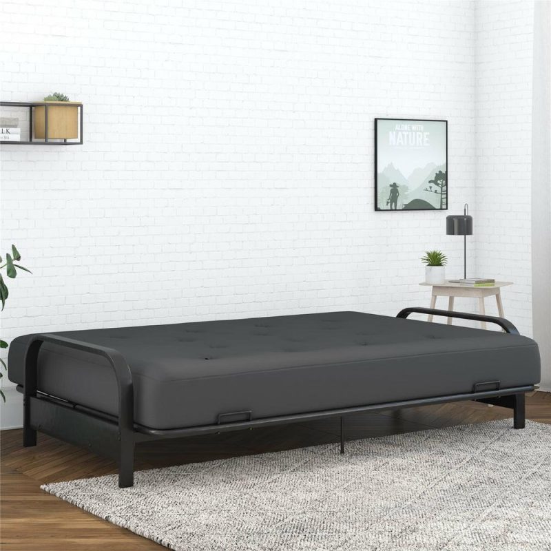 Signature Sleep Braga Full Spring Coil Futon Mattress – Taupe Grey Furniture