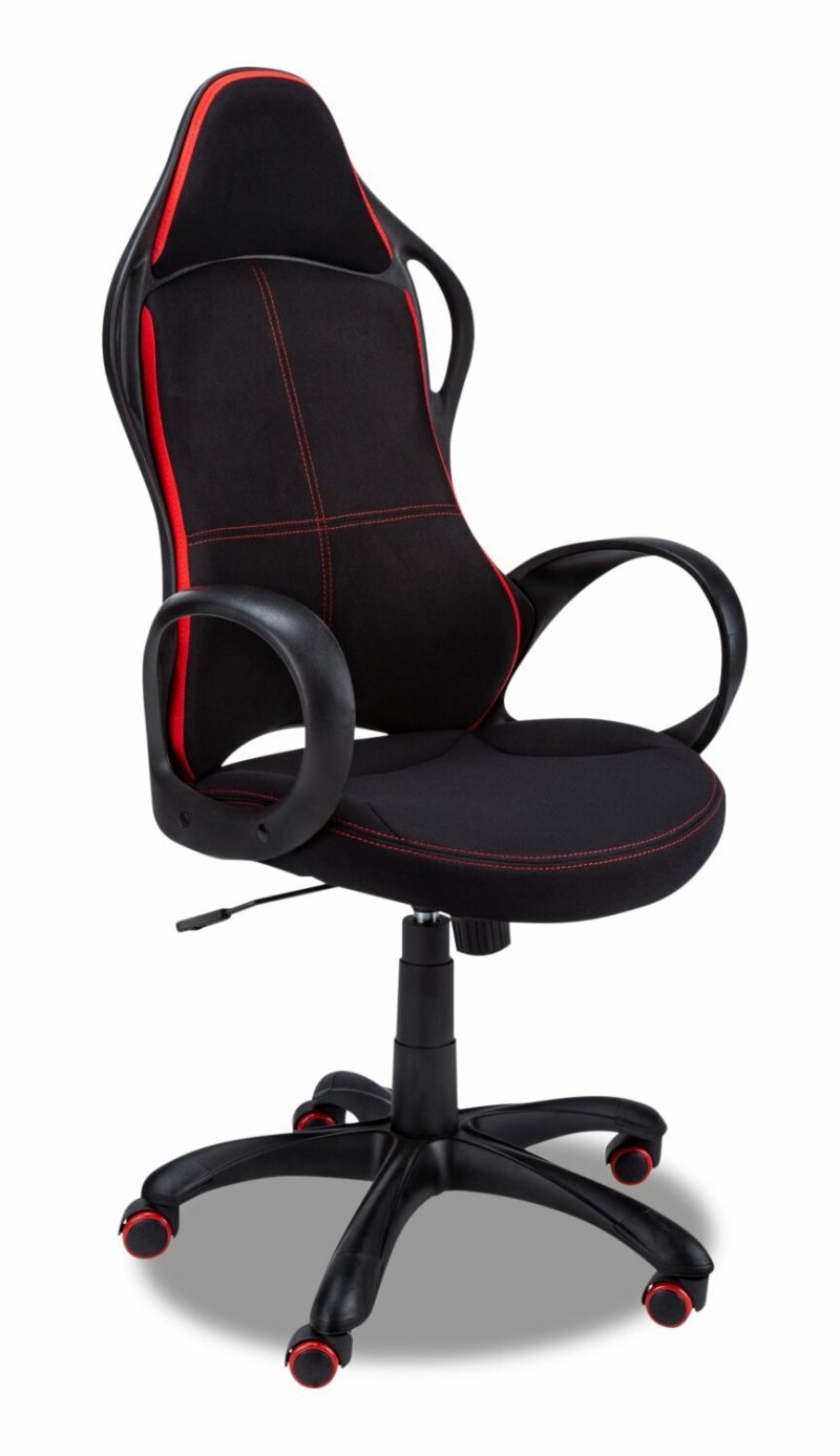 Skylar 26.5″ Gaming Chair – Black & Red Chairs