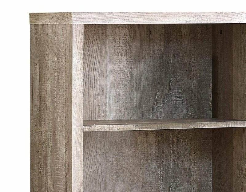 Slade 23.75″ 4-Shelf Bookcase – Taupe Bookcases