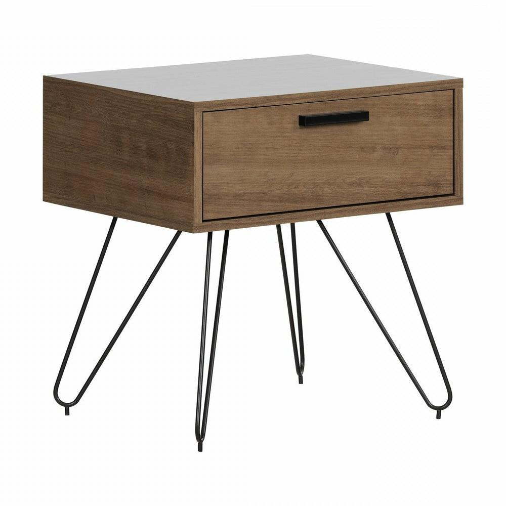 Slendel Nightstand – Dark Wood Bedroom