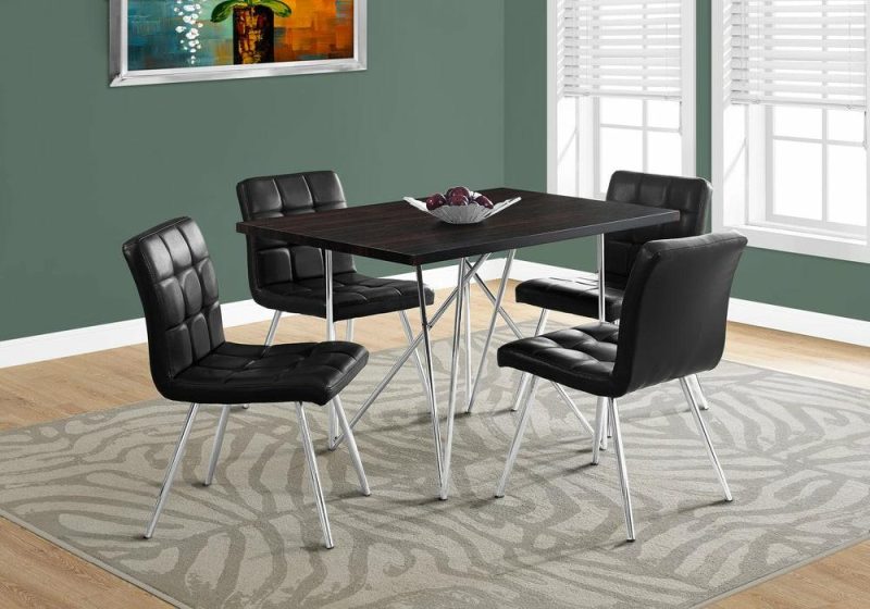 Small Rectangular Dining Table – Espresso Dining Room