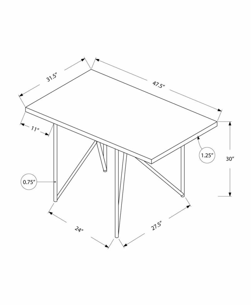 Small Rectangular Dining Table – Espresso Dining Room