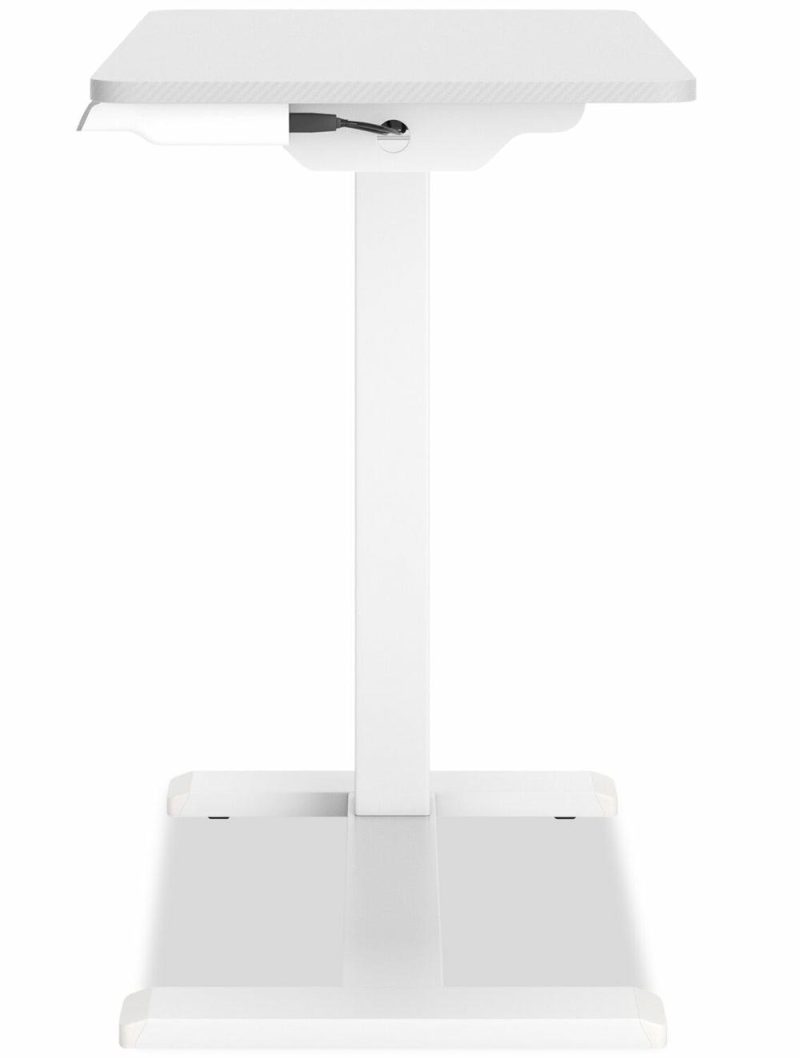 Steeve 27.63″ Height-Adjustable Side Desk – White Desks