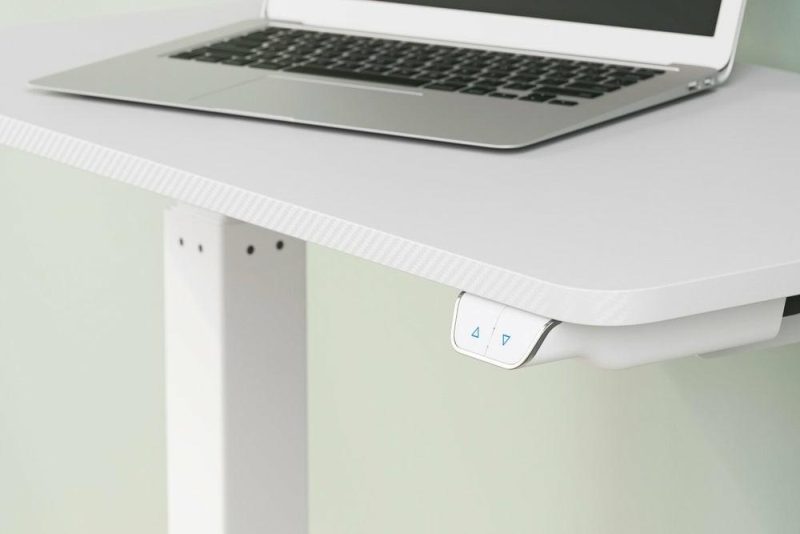 Steeve 27.63″ Height-Adjustable Side Desk – White Desks