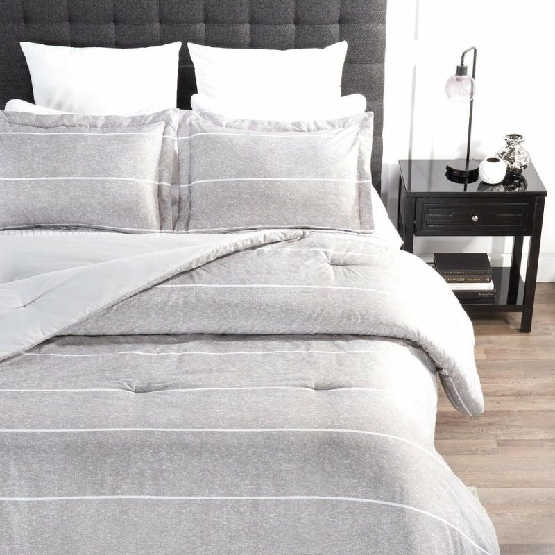 Stripes 3-Piece Full/Queen Comforter Set Bedding