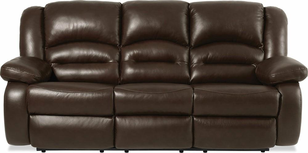 Toreno 86″ Brown Genuine Leather Power Reclining Sofa Furniture