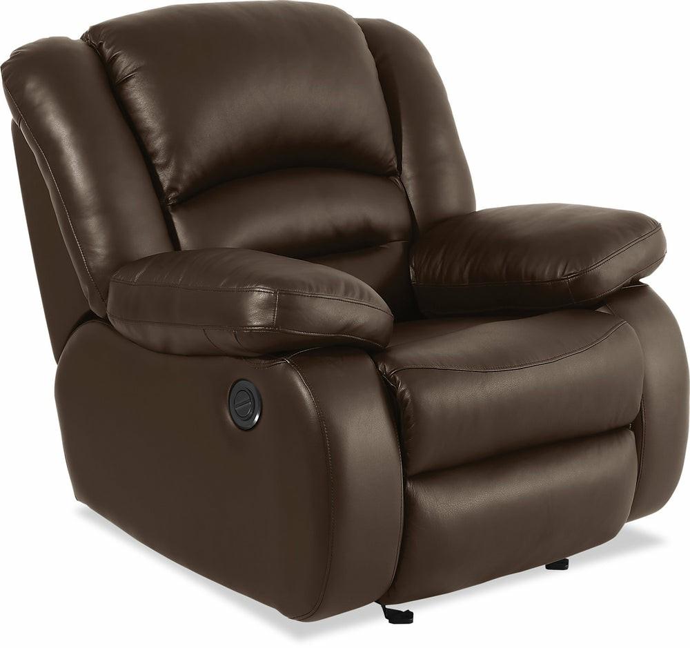 Toreno Genuine Leather Power Recliner – Brown Furniture