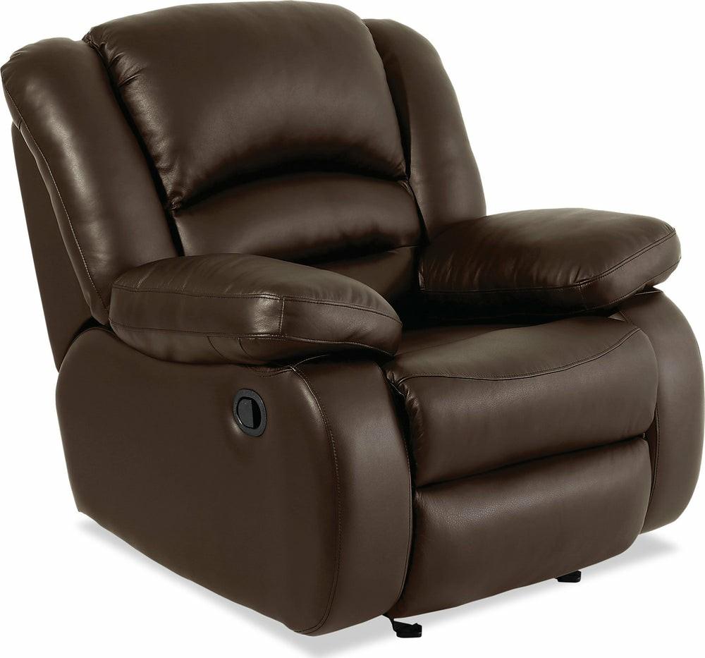 Toreno Genuine Leather Rocker Recliner – Brown Furniture