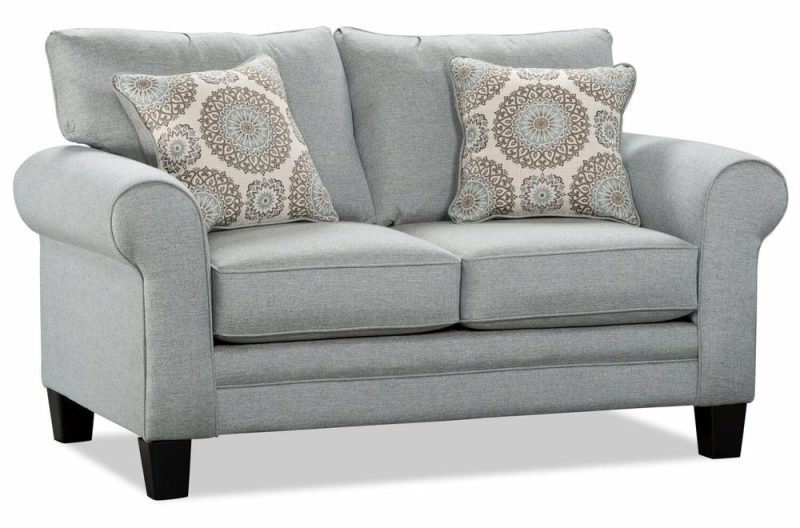 Tula Fabric Loveseat – Mist Furniture