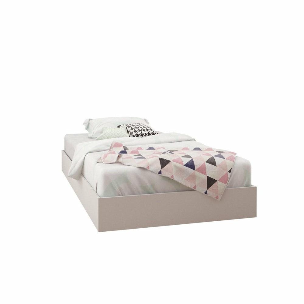 Twin Platform Bed – White Bedroom