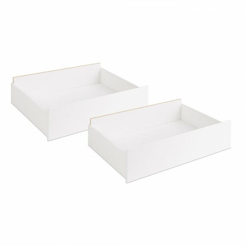 Under-Bed White Storage Drawer – Set Of 2 Bedroom