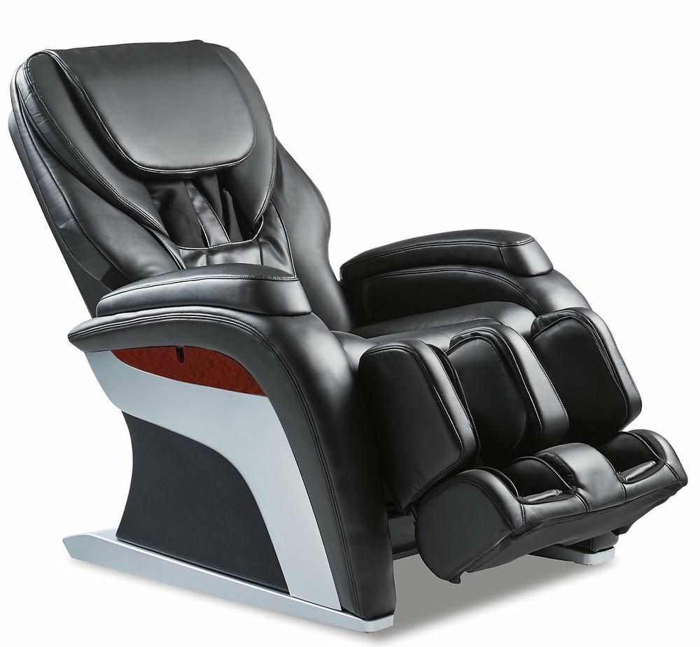 Urban Collection 48.1″ Black High-Quality Synthetic Leather Massage Power Reclining Chair With Pivoting Ottoman Furniture