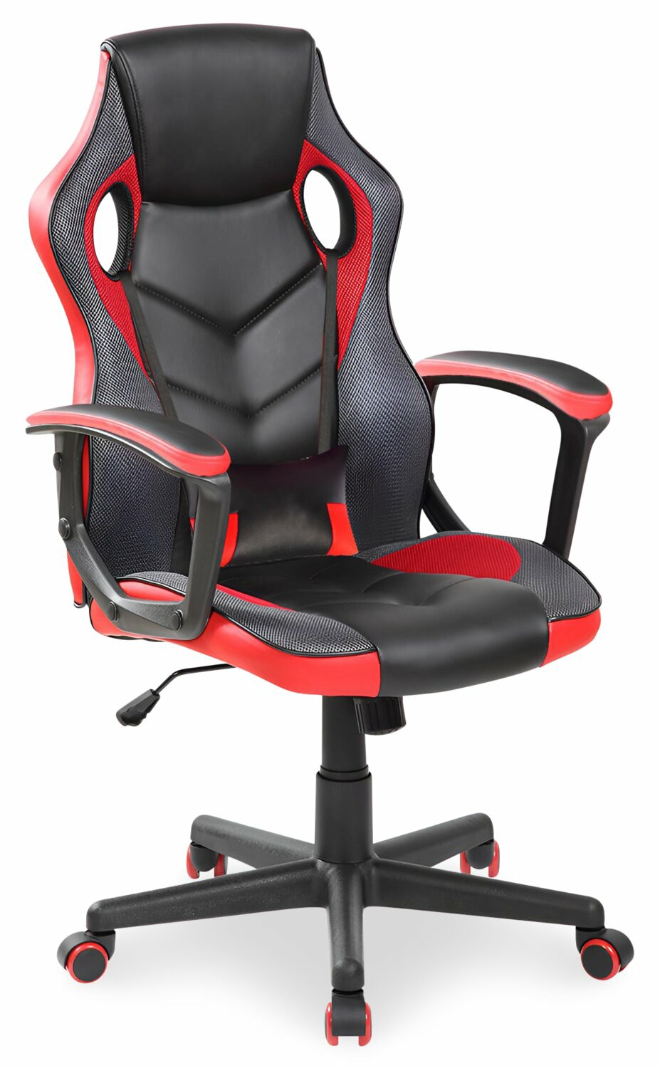 Velocity 24″ Ergonomic Gaming Chair – Black & Red Chairs