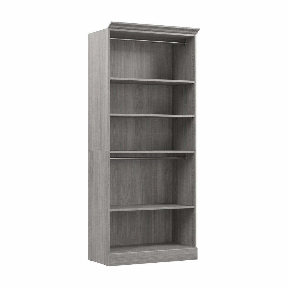 Versatile 36 W Closet Organizer – Platinum Grey Armoires & Wardrobes