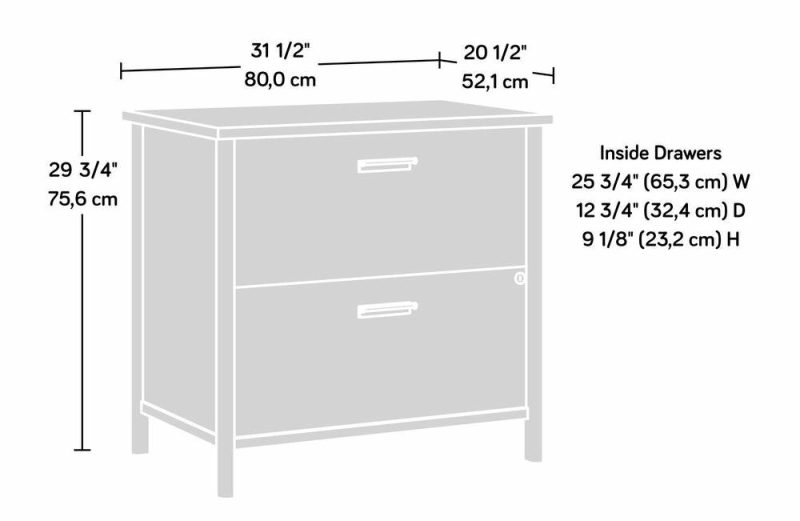 Whitaker Point 31.5″ Commercial Grade 2-Drawer Filing Cabinet Cabinets