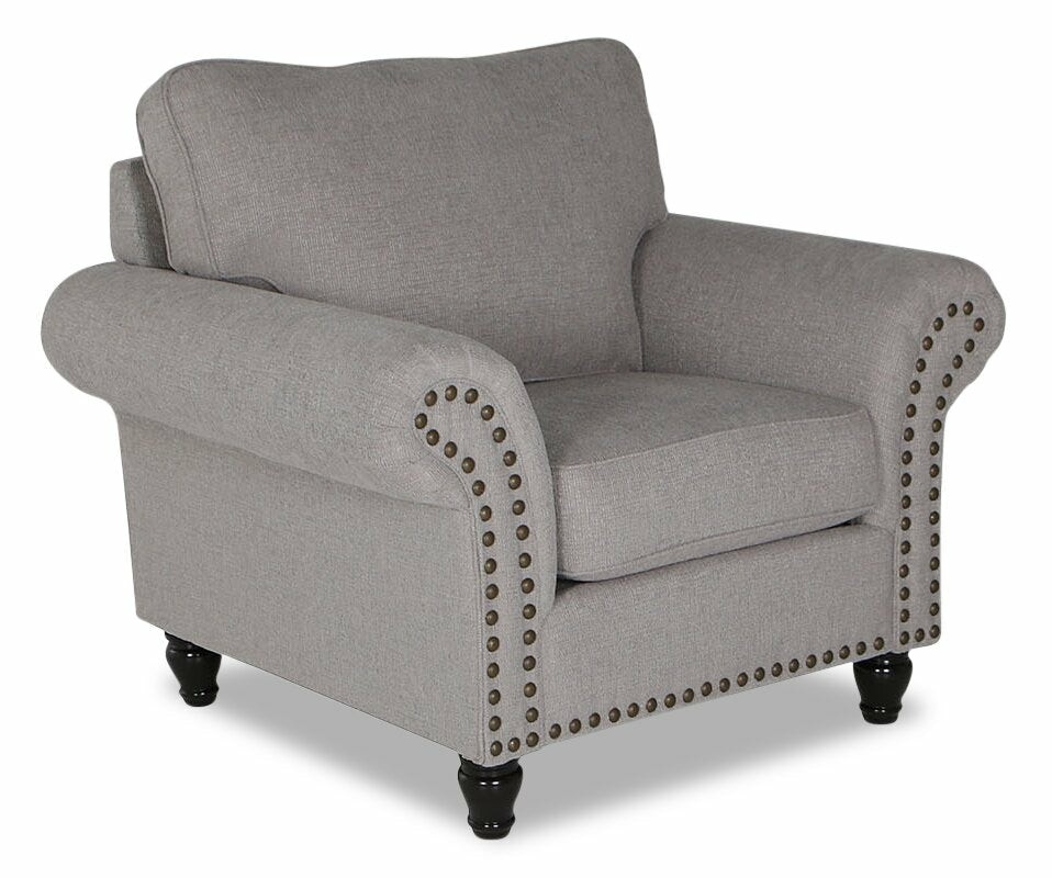 Wynn Chenille Chair – Grey Furniture