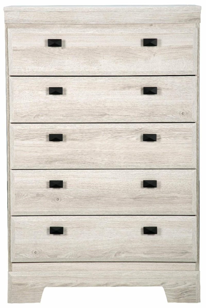 Yorkdale Bedroom Chest Of Drawers, 5-Drawer, 31.1″W X 47.4″H, Made In Canada – White Bedroom