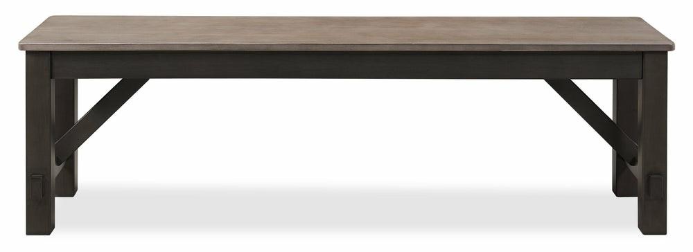 Zao Dining Bench, Melamine, 60″W – Brown Dining Benches