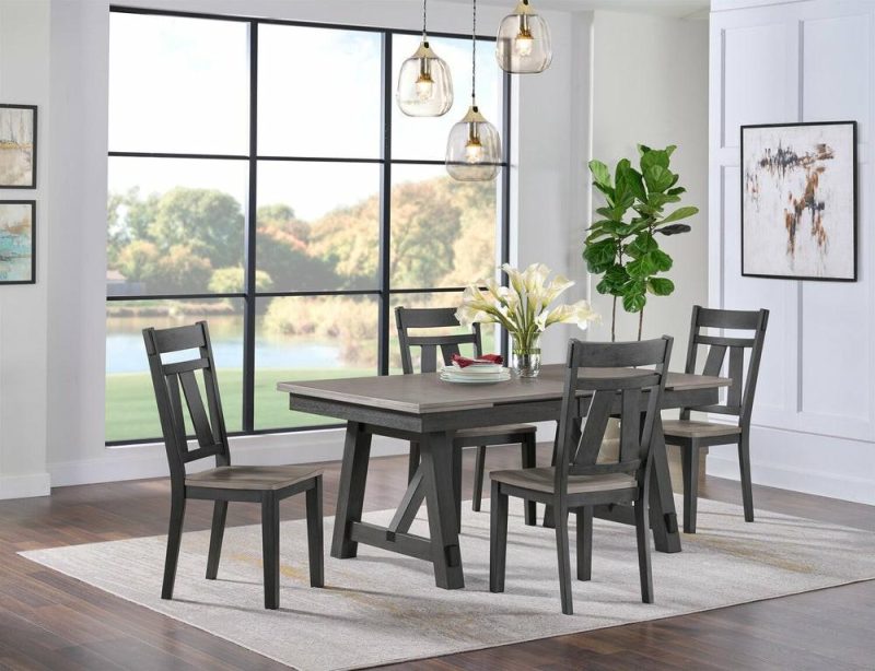 Zao Dining Chair, Wood, Melamine – Brown Dining Chairs