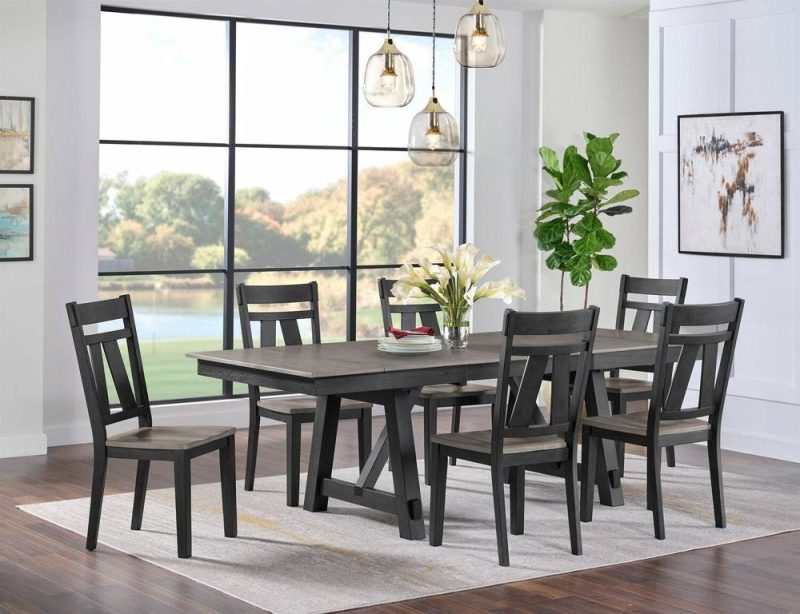 Zao Dining Chair, Wood, Melamine – Brown Dining Chairs