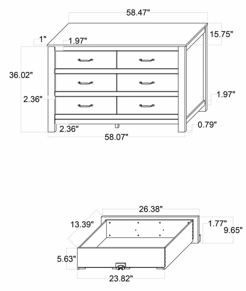 Zoey Dresser Bedroom