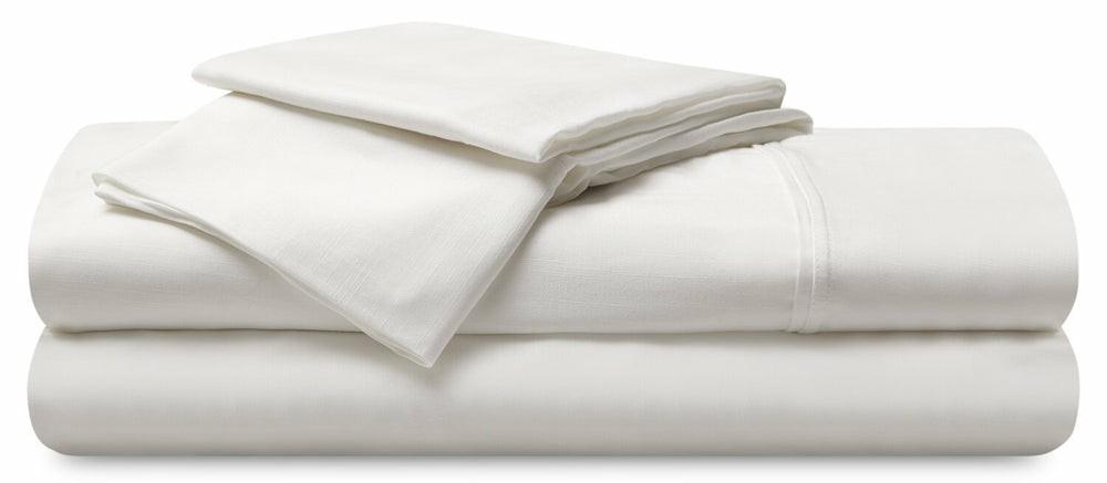 Hyper-Linen™ Performance 4-Piece Queen Sheet Set – Bright White Bedding