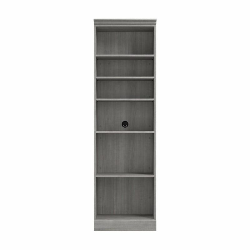 Versatile 25 W Closet Organizer – Platinum Grey Armoires & Wardrobes