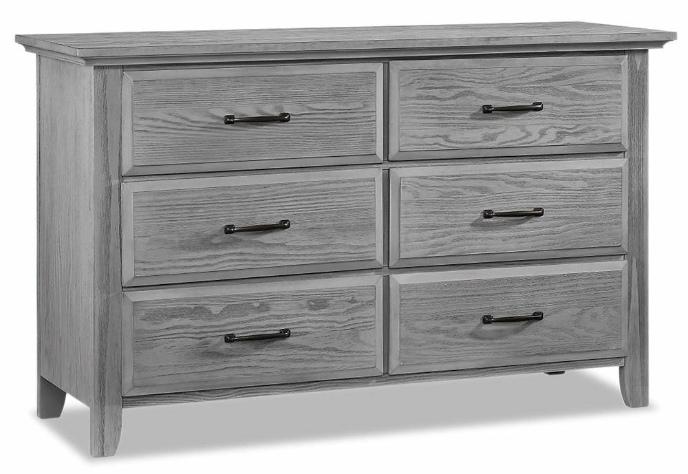 Willowbrook 6-Drawer Dresser, 56″W – Grey Bedroom